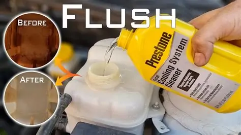 how to use prestone radiator flush