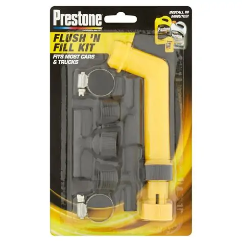 prestone radiator flush kit